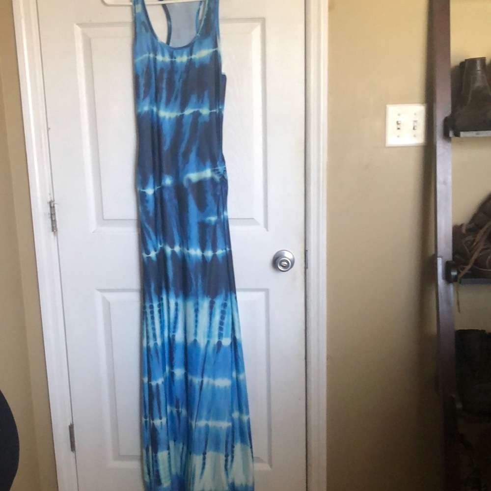 Tie dye maxi dress